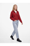 Regular Fit Hair Braid Textured Long Sleeve Half Zip Knitwear Sweater - 3