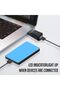 محور بيانات USB صغير، موزع USB 3.0 محمول ونحيف بـ 4 منافذ عالي السرعة لأجهزة iMac وSurface Pro وأجهزة الكمبيوتر المكتبية - 6