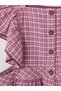 Peak New Season Pink Plaid Girls' Gabardine Dress - 4