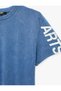 Cotton Short Sleeve Crew Neck Washed Back Printed Slim Fit T-Shirt - 7