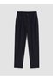 Peak New Season Navy Blue Regular Fit Gabardine Men's Pleated Trousers. - 4