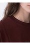 Peak New Season Burgundy Soft Touch Women's Sweatshirt Tunic - 3