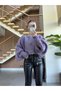 Back-Decolleté Crop Sweater