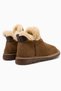 Lorrie Genuine Leather Mink Suede Fur-Lined Women's Ankle Boots. - 6