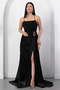 Strapless collar rope strap gown evening dress drp7011 - 5