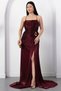 Strapless collar rope strap gown evening dress drp7011 - 3