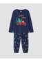 Quality Pieces from Çelebi Store: New Year's Themed Boys' Pajama Set - 2