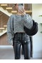 Back-Decolleté Crop Sweater - 2