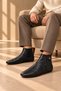 Genuine Sheepskin Zippered Miflon Mest - 5