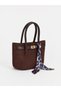 Freezen Store: Women's Shoulder Bag with Suede-Look Finish and Ornament. - 3