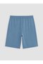 Peak New Season Indigo Elastic Waistband Boys' Shorts - 3