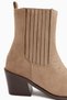 Elvia Vizon Suede Elastic Women's Boots - 5