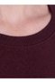 Peak New Season Burgundy Crew Neck Women's Tunic - 3