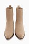 Elvia Vizon Suede Elastic Women's Boots - 7