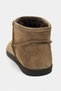 Maran Rome Beige Suede Leather Women's Ankle Boots with Thin Soles and Fur-Lined Design - 7