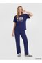 Peak New Season Navy Blue Bear Teddy Print Pajama Set
