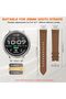 حزام جلدي متوافق مع ساعات Amazfit Active 3 Premium/Active 2/Active/2 Square/GTR Mini/GTS 4/GTS 4. - 5
