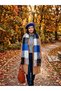 Premium Soft Buklet Atkı French Painter Beret 2-Piece Combination - 5
