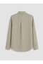 Peak New Season Khaki 100% Linen Women's Shirt - 7