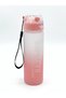 Polycarbonate Bottle 500 ml Good Morning Written Gradient Pink - 2