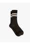 Ribbed Striped Viscose Socks