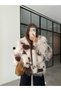 PATTERNED SHawl Collar FUR - 6