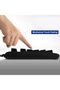 EMUKOEP USB Numeric Keypad Mechanical Touch Lights 3 Colours for Portable Data Input - 7