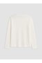 Peak New Season White Crew Neck Men's T-Shirt - 6