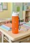 Polycarbonate Bottle 500 ml Elephant Pattern Neon Orange - 3