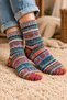 3-Pack Double |   Colorful Patterned Socks - 5