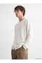 Peak New Season White Crew Neck Men's T-Shirt