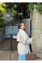 New Season Belted Double-Breasted Collar Midi Oversize Cashmere Coat - 7