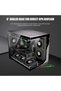 علبة كمبيوتر ESGAMING Zero M-ATX، تصميم ميني تاور، تدفق هواء ممتاز، مخصصة للألعاب. |   8 °   قاعدة مائلة |   بانورامي V - 3