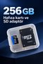 256 Gb Micro Sd Memory Card and Sd Adapter -
