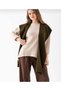 Square Patchwork Knit Shoulder Scarf, Patchwork Scarf, Sporty Unisex Boho Shawl Scarf. - 2