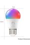 لمبة LED من سلسلة ECO بقوة 10 واط E27 |   تغيير الألوان، إضاءة قابلة للتعتيم RGB + أبيض بارد 6000K |   جهاز التحكم عن بعد E - 4