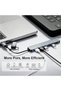 USB C Hub USB Hub 3.0, 7 in 2 USB Splitter Multiport Adapter with USB 3.0, 4xUSB 2.0 and 2xUSB-C Dat - 4