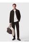 Peak New Season Khaki Regular Fit Textured Men's Trousers