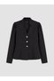 Esvab • Modern & Elegant Women's Jacket with Metal-Embellished Buttons - 7