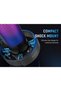 ميكروفون مكتبي مزود بإضاءة LED RGB، يعمل بمنفذ USB، باللون الأسود. - 4