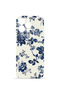 iPhone 12 Pro Vorian Camera Protective Case, Blue Porcelain Rose.