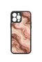 iPhone 13 Pro Max Vorian Black Hole Case, Pink Coffee Marble Wave Design. - 2