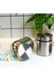 6 Pack 20 oz Stainless Steel Kitchen Canisters with Window, Silver - 3