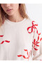High-Quality Pieces from Çelebi Store: Brand New Women’S Plush Pajama Set with Embroidered Robe Collar. - 3