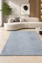 Modern Wellsoft Elastic Carpet Cover 6m2 (200 X 300cm), Geometric Patterned, Soft Textured Carpet Protective Cover - 2