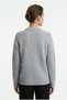 Women's Grey Soft-Textured Viscose Knit Sweater - 2