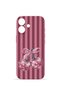 iPhone 16 Plus Vorian Mika Camera Protective Case, Disco Cherry Stripes.