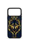 iPhone 18 Pro Vorian Black Hole Case, Navy Blue with Gold Accents. - 2