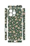 iPhone 16 Pro Max Vorian Camera Protective Case, Green Daisy Design. - 2