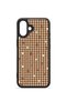 iPhone 16 Vorian Black Hole Case, Coffee Plaid, Small Flowers. - 2